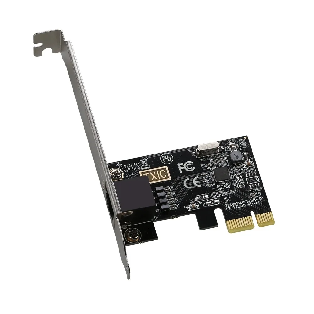 PCI-E Gigabit Ethernet Card RTL8111E Wired Desktop 1000M PCIe Network Card Drive Free Computer Built in Video card