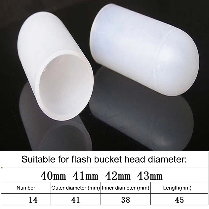 Hot Sale 2Pcs Silicone Elastic Flashlight Lampshade For SP31 SP35 IF22A C8G IF25A SP36 S2 C8 EA01 TS21 Q8 14-75MM Torch