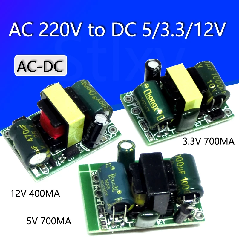 AC-DC 5V 700mA 3.5W Precyzyjna przetwornica obniżająca napięcie AC 220v do 5v DC Moduł zasilacza transformatorowego 12V 400MA 3.3V 700MA