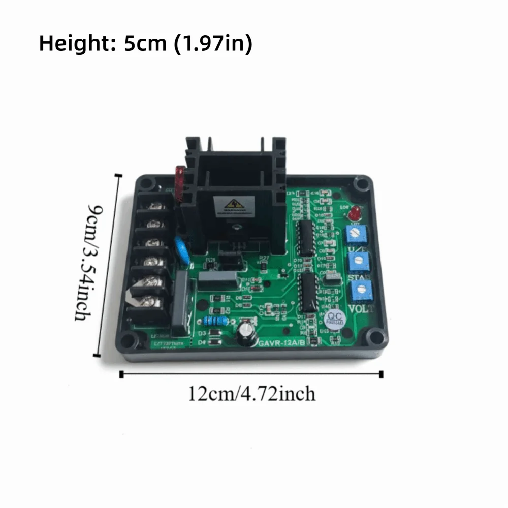 Durável GAVR-12A regulador de tensão automático precisão prático módulo sem escova componentes eletrônicos componente eletrônico