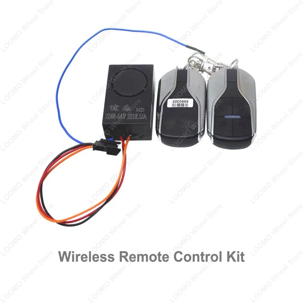 Modified Kaabo Scooter Wireless Remote Control Alarm Kit for 48V-72V Kaabo and  Dualtron Electric  Burglar Alarm Scooter Kit