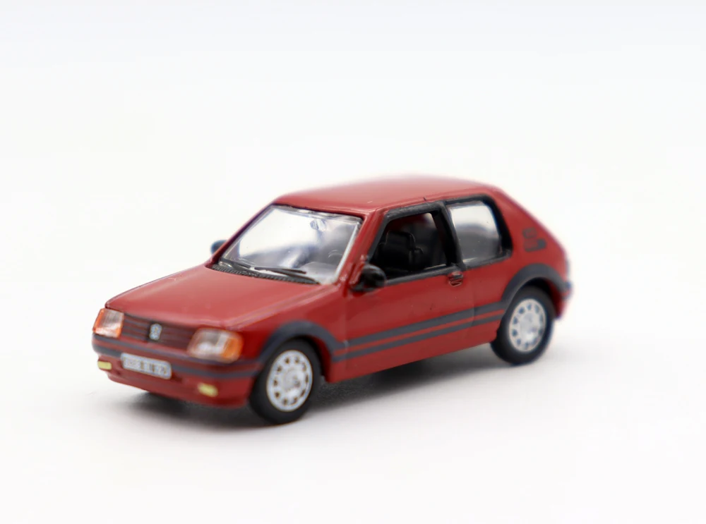 

New 1 87 PeuGgeott 205 GTi 1.9 1987 HO Scale Toy Cars Diecast Simulation Model for Collection Gift