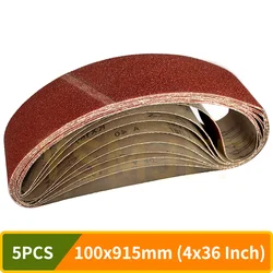 5PCS 915x100mm Sanding Belts 4