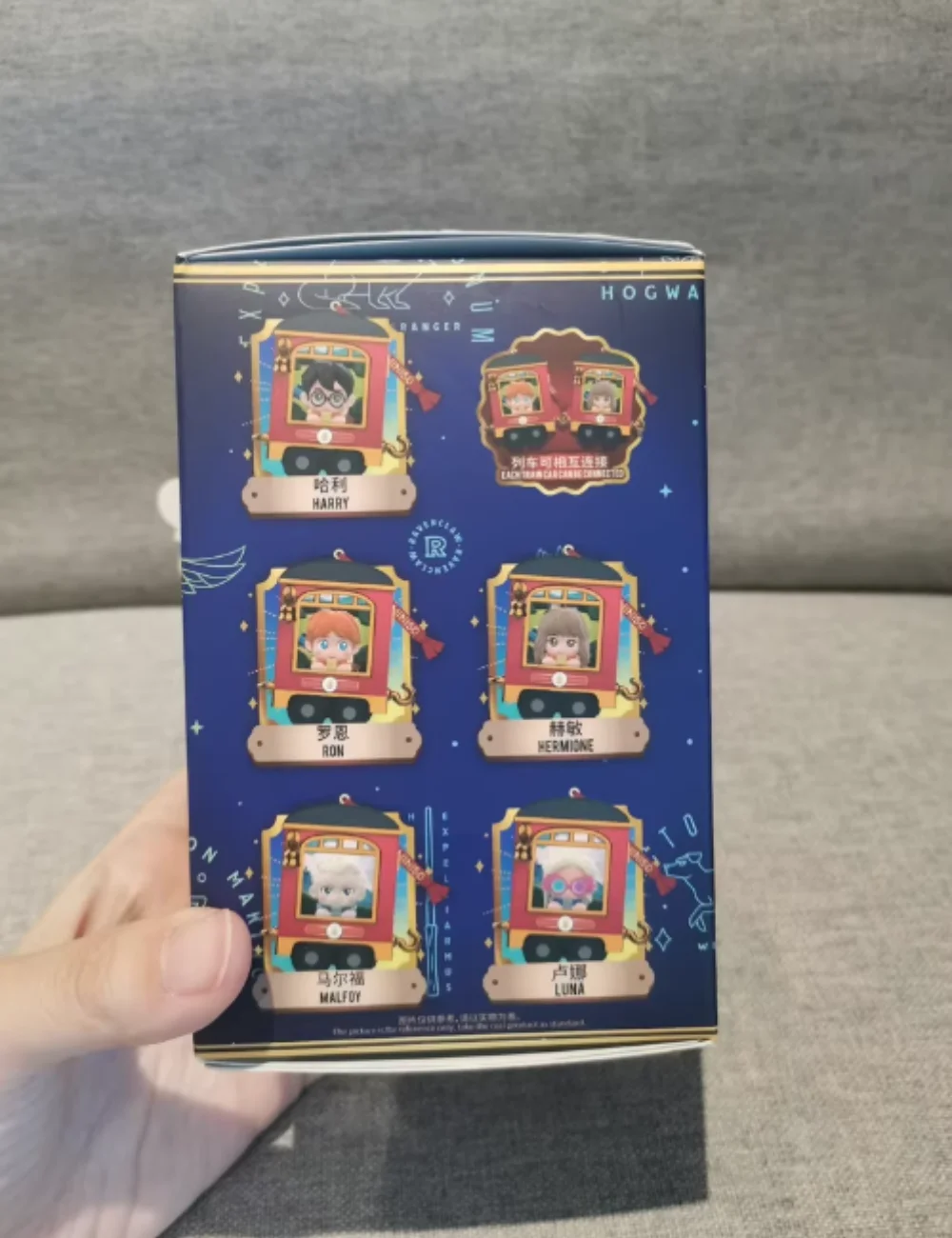 

Гарри Поттер Хогвартс Экспресс-серия слепая коробка сумка для догадок оригинальные игрушки куклы милые аниме фигурки украшения дети фанаты подарок