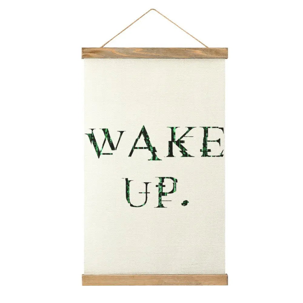 

Canvas Hanging Picture Wake Up Matrix. Essential For Sale Premium Humor Graphic Picture Bedroom Craft Decoration Style Decorate