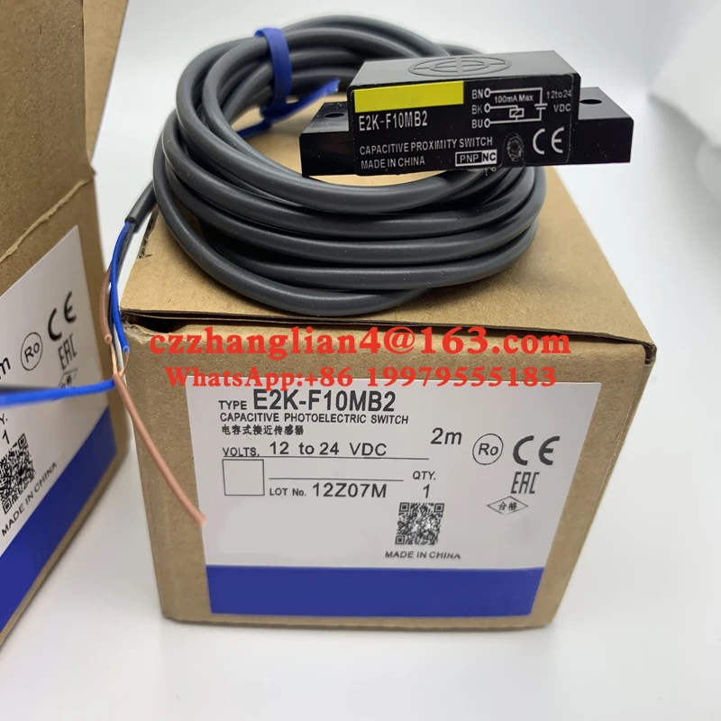 Imagem -05 - Sensor de Proximidade Genuíno E2k-f10mc2-a E2k-f10mc124 Novo