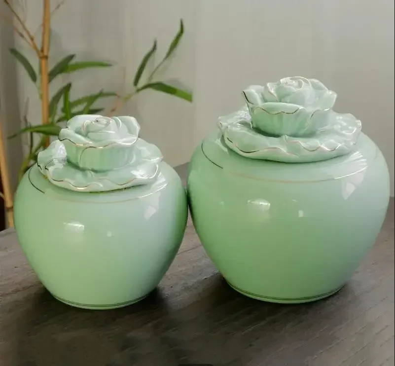 

Большая банка для чая, керамическая герметичная банка для чая, влагостойкая коробка для чая, контейнер для чая, органайзер для чая, резервуар для хранения, коробка для хранения чая, банка для чая