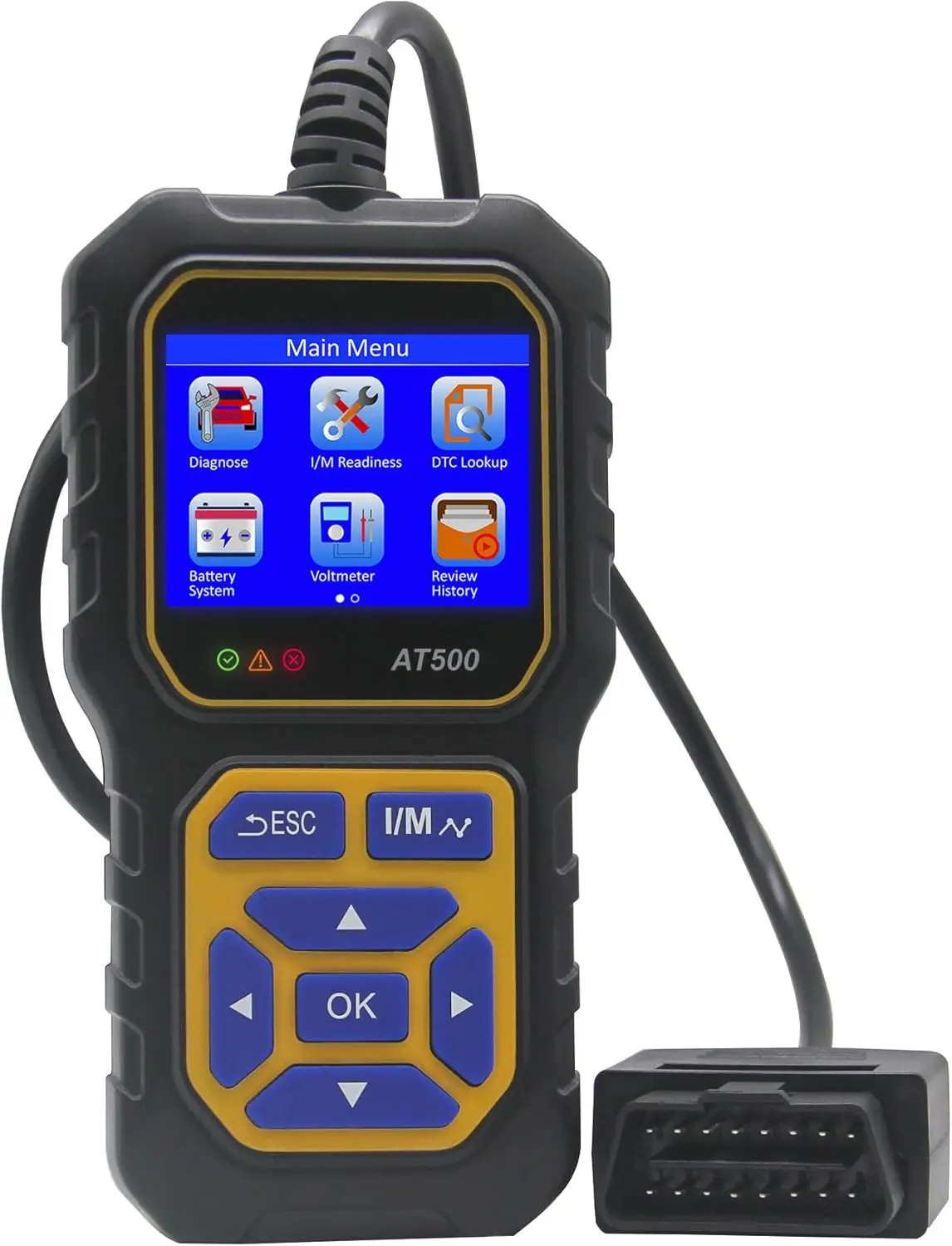 

Сканер AT500 OBD2 — профессиональный считыватель кодов для автомобилей OBD II (1996+)