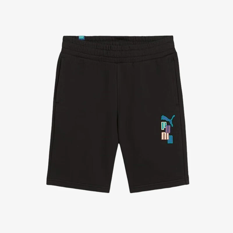 Puma Authentic Spring Summer Style Children's Loose Straight Leg Sports Breathable Shorts 679272-01