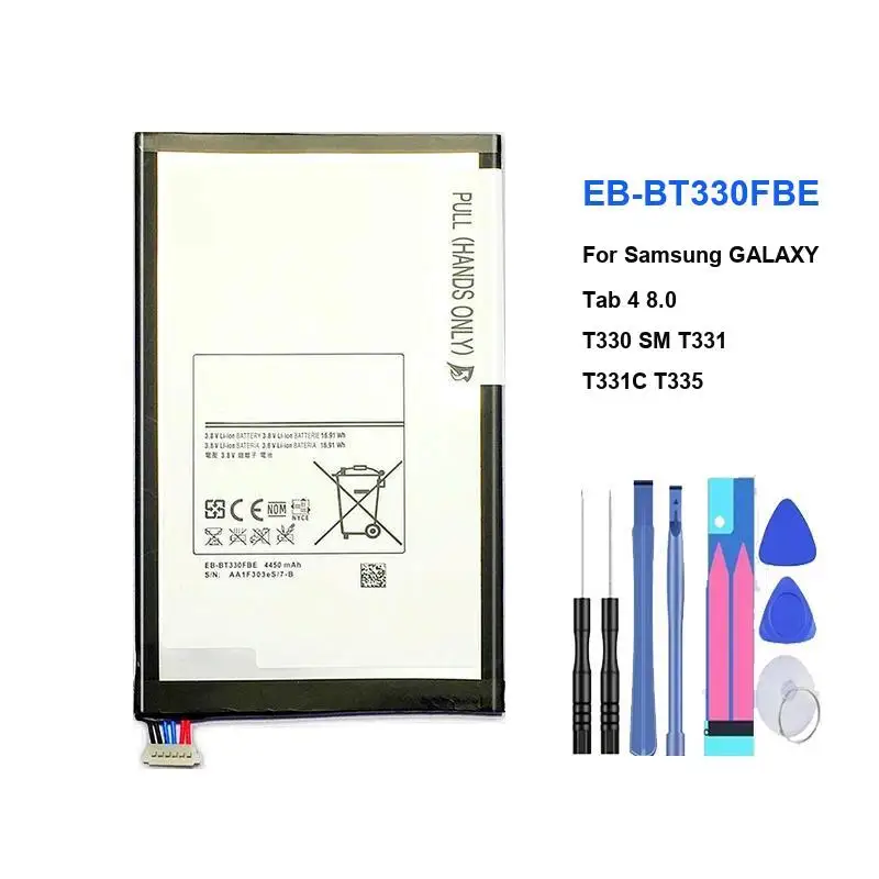 بطارية الجهاز اللوحي لسامسونج غالاكسي تاب 4 8.0 10.1 Nook T230 T231 7.7 GT P6800 P6810 7.0 P1000 P1010 SM T330 T331 T530 T531