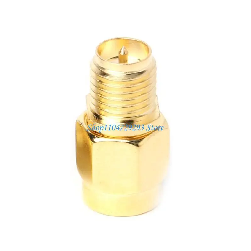 SMA Male Plug to RP- SMA Male Adapter Coaxial Connector Straight RF Connector