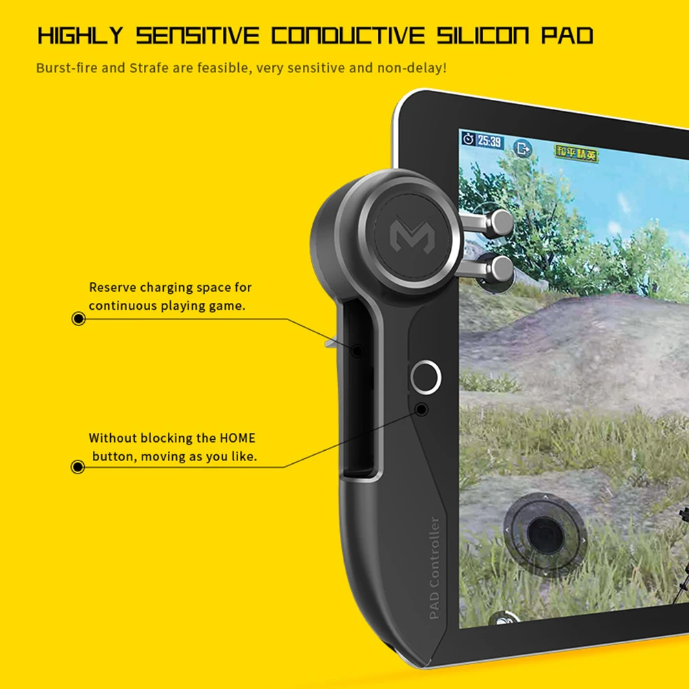 مشغلات الألعاب اللوحية AKpad6K مع تشغيل بستة أصابع لتحسين أداء وتحكم PUBG