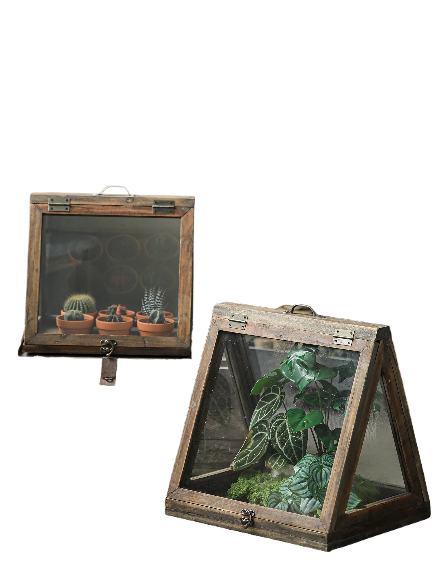 Plant stuffy box, insulation box, green plant wintering glass cover, greenhouse, garden, courtyard, retro balcony