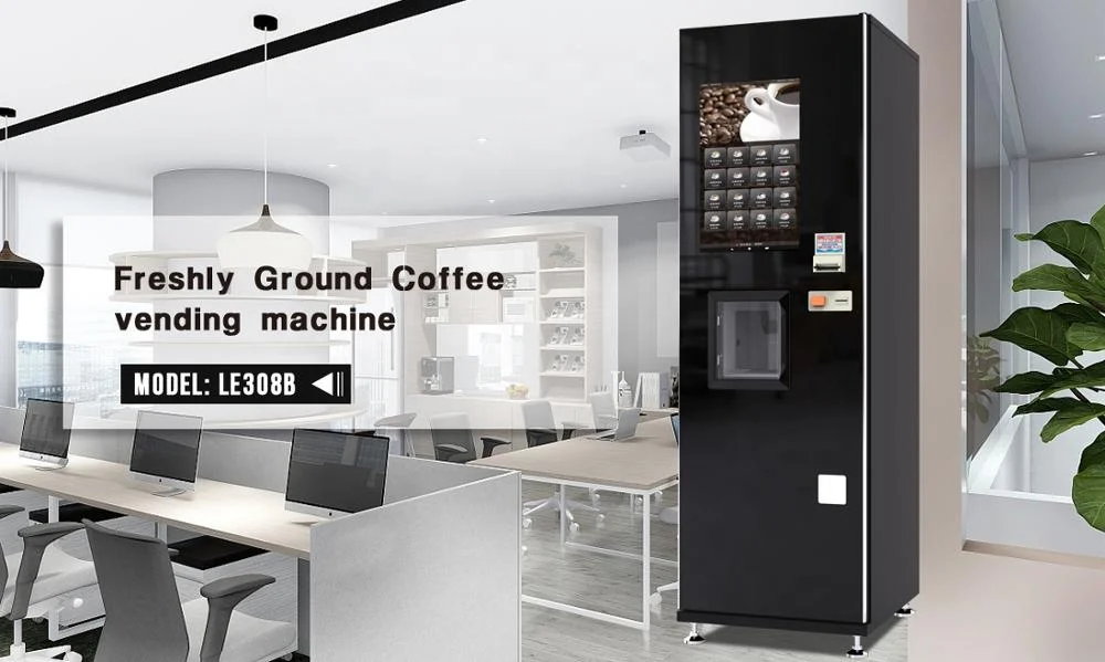 Automatic Coin&Bill Operated Italian Expresso Coffee Vending Machine Manufacturers