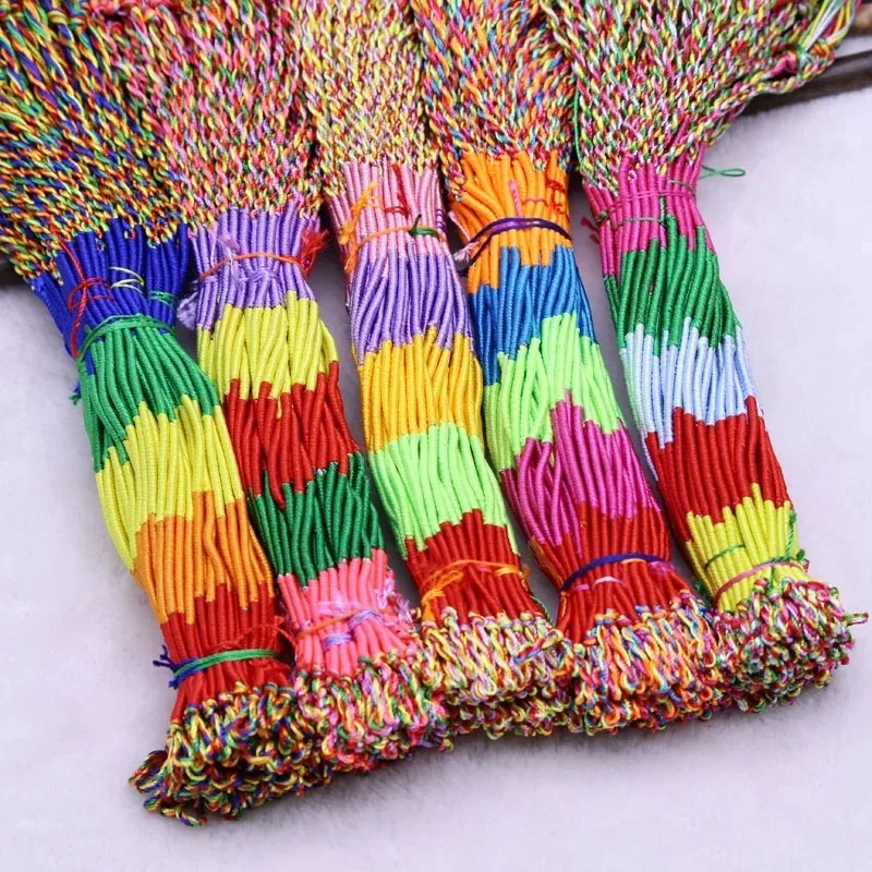 10pcs Colorful Woven Rope String Bracelet Ankles for Boy Girl Birthday Party Favors Baby Shower Wedding Party Guests Small Gifts