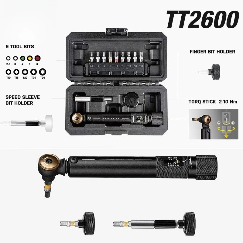 Maintenance Tools Highway Mountain Self-propelled Bike Torque Wrench Set Preset Equipment TT2601