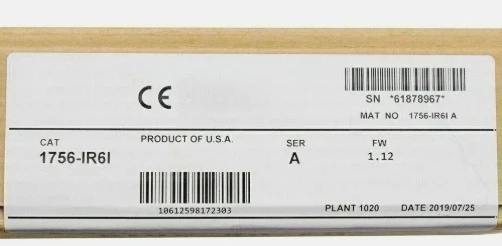Brand New 1756-IR6I 1756 IR6I Programmable Isolation Module 1Pcs High Quality Assurance Fast Delivery