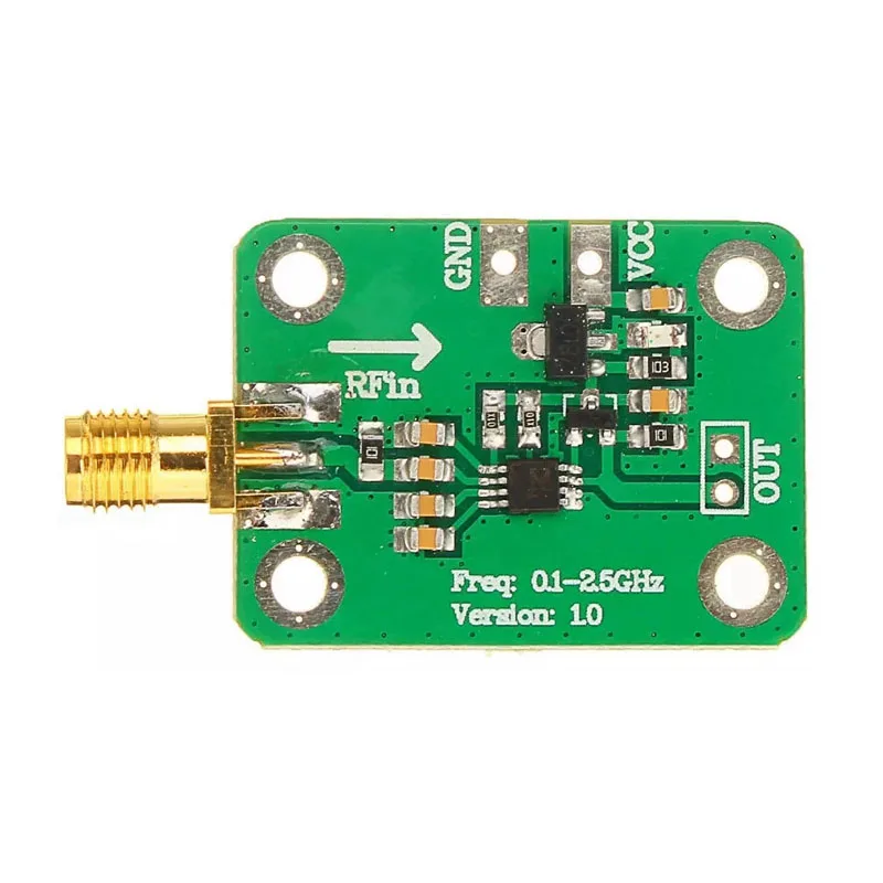 Moduł detektora logarytmicznego RF AD8313 / AD8310 / AD8318, miernik mocy, wykrywanie mocy wysokiej częstotliwości 0,1-8000 MHz — zdjęcie produktu 4
