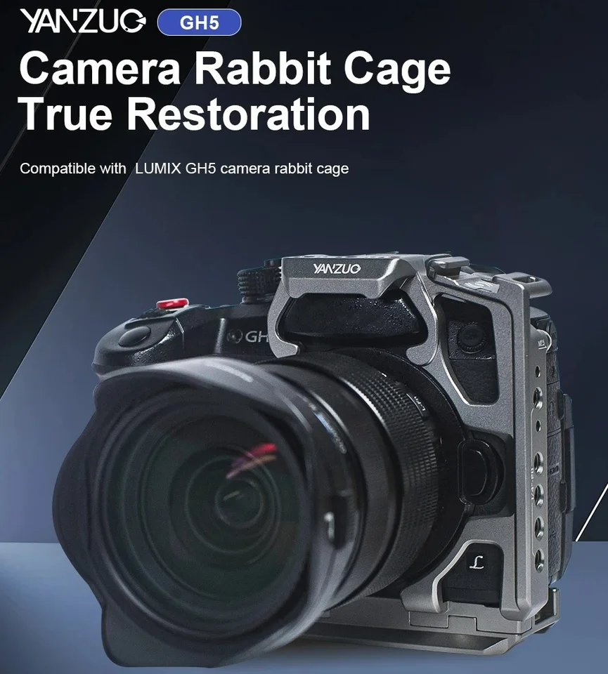 YANZUO Gh5 Camera Cage For Panasonic LUMIX GH5 Camera for