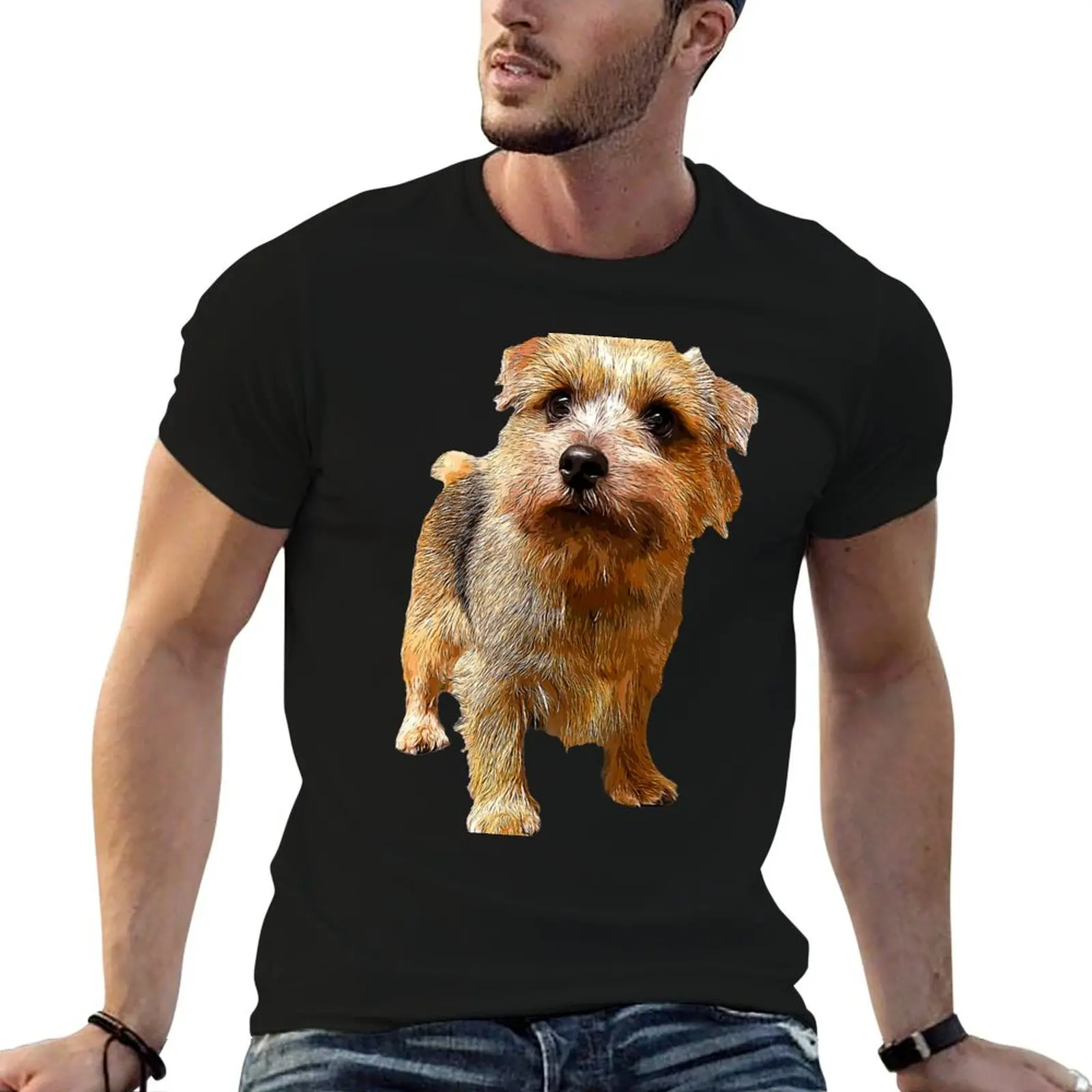 

Norfolk Terrier T-Shirt custom shirt graphic t shirts summer clothes mens graphic t-shirts big and tall