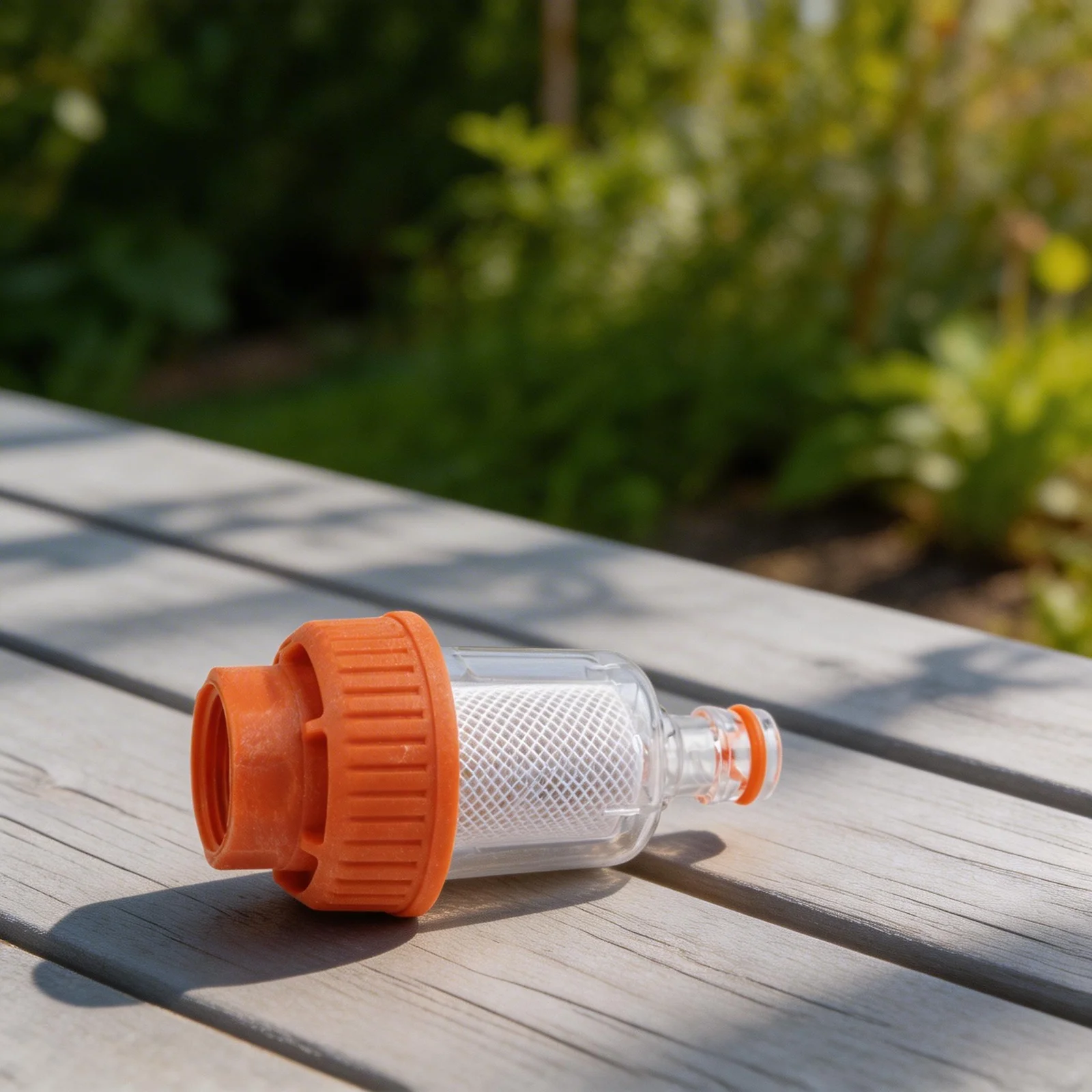 G3/4 Water Filter Nipple Connector Orange Plastic 6 Point Mesh For High Pressure Car Washing Machine Inlet Quick Connect Fitting