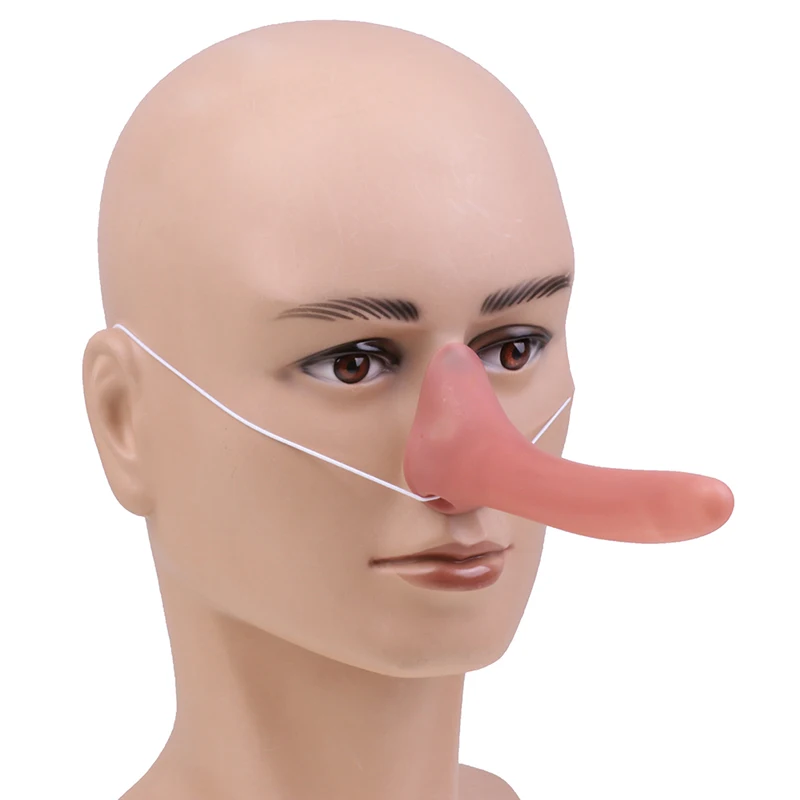 Latex Long Nose Long Wooden Nose Props Children'S Toys For Halloween Masquerade Carnivals Party