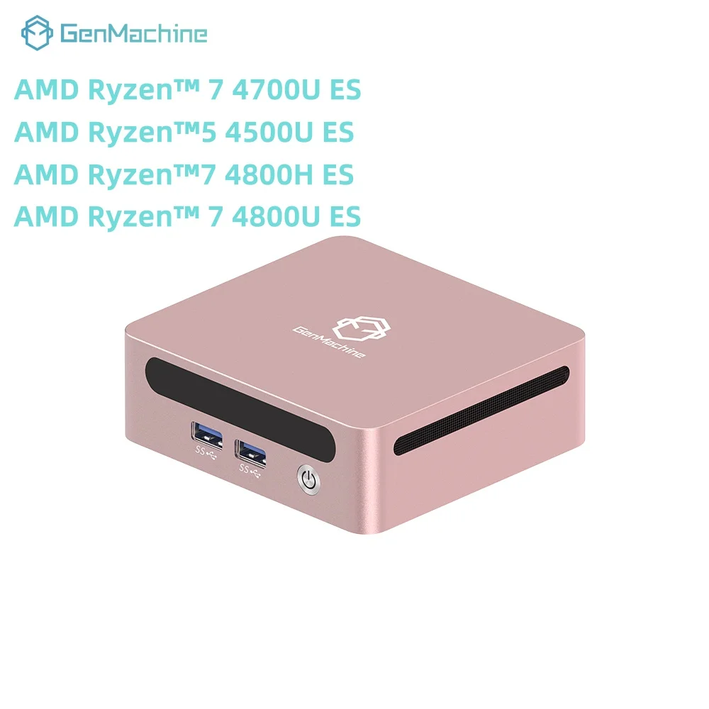 Мини-ПК GenMachine AMD Ryzen 4500U 4700U 4800H 4800U ES Windows 11 Ryzen DDR4 WiFi6 Игровой ПК Игровой компьютер своими руками