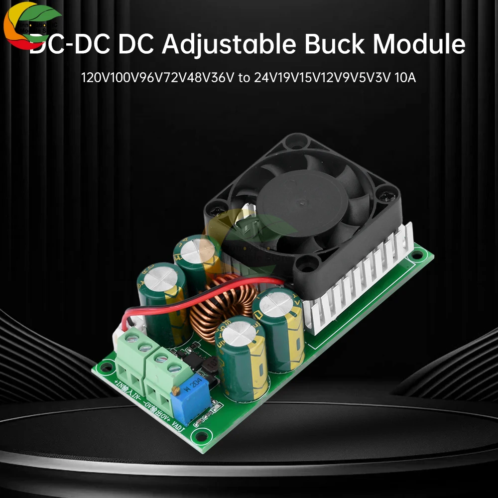 DC-DC DC Modul Buck Dapat Disesuaikan DC25-120V Ke DC1.2-35V Modul Regulator Tegangan Step Down