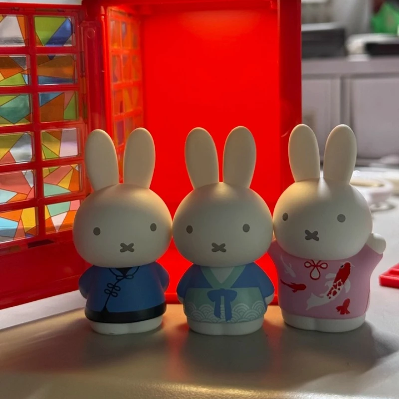 

Anime Miffy Action Figure Ancient Style Series Blind Box Cute Rabbit Model Toys Collection Ornaments Girls Boys Mystery Gifts
