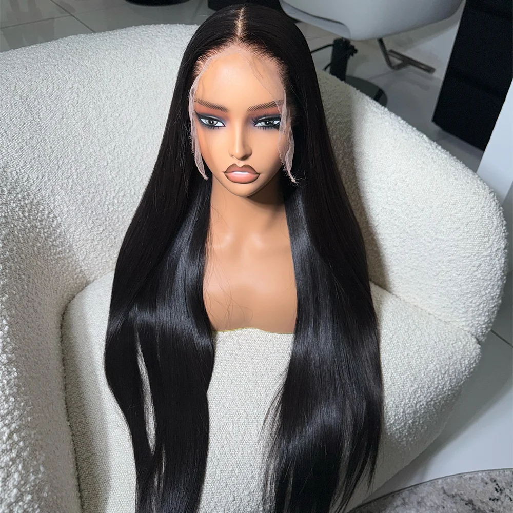 Wear And Go 4x4 Straight Glueless Wig 100% Human Hair Wig 13x6 Lace Front Human Hair Wig Brazilian 13x4 Lace Front Closure Wigs For Black Women Preplucked