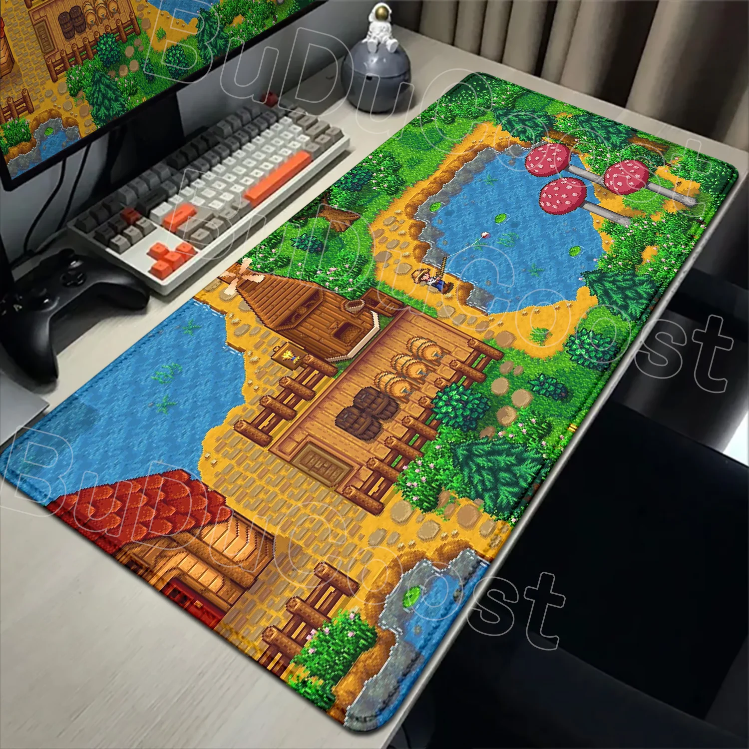 Super Kawaii Anime Mouse Pad Hot Gaming Stardew Valley Cute Mouse Mat Game Non-Slip Desk Table Mat Cabinet Mousepad Keyboard Pad