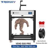 TRONXY VEHO 500 Pro 3D Printer 300mm/s High temperature High-Speed Printing 500*500*500mm 3D Printer Kit With Klipper Firmware