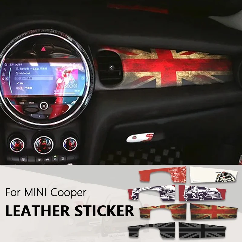 

For Mini Cooper F56 F55 F57 Accessories Car Dashboard Decal Sticker Dash Board Trim Panel Sticker Decoration