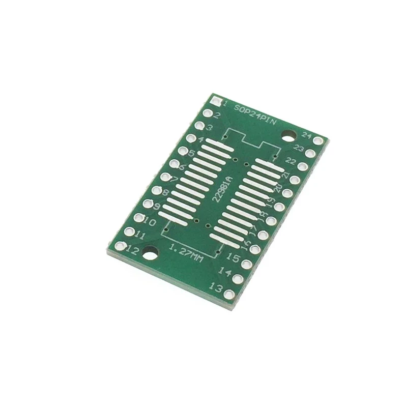 

SOP24 SSOP24 TSSOP24 Patch To In-line Adapter DIP 0.65/1.27mm Sided 100PCS