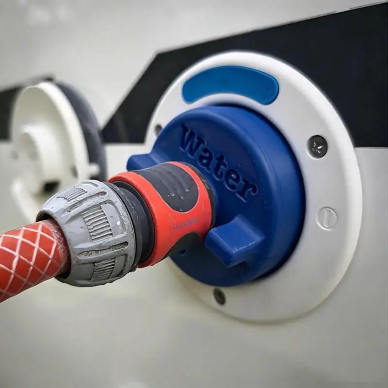 Motorhome Rheinland Water Inlet Filler Cap Quick Hose Connector Caravan Camper Water Inlet Filler Hose Connector Accessories