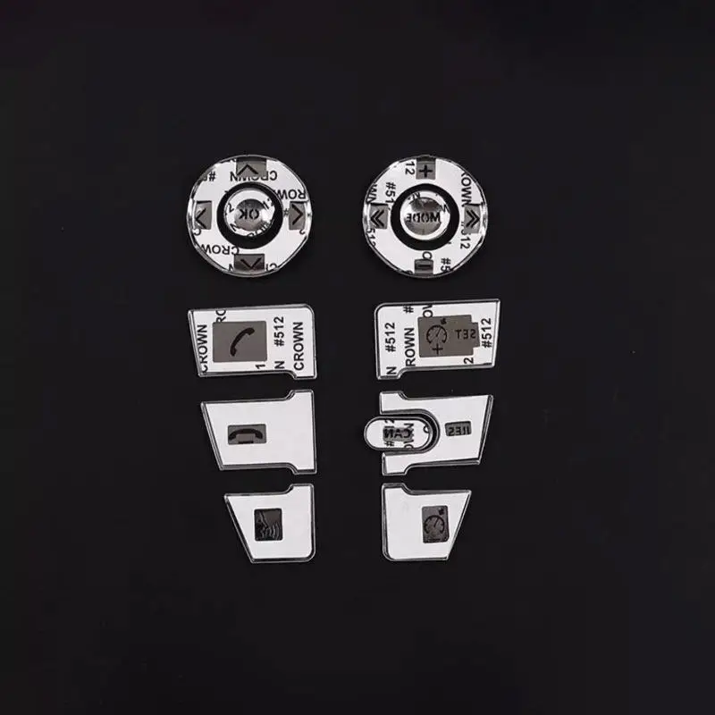 For Land Rover Discovery 4 LR4 L319 Range Rover Sport L320 Freelander 2 Car Steering Wheel Frame Buttons Cover Silver Trim