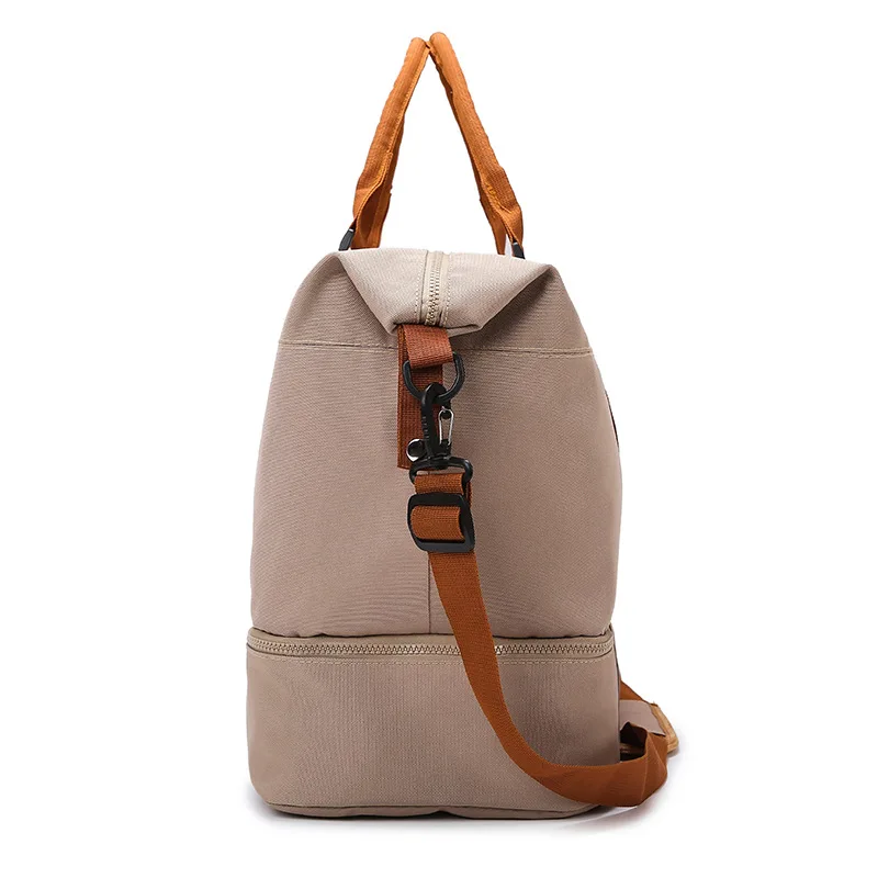 large-capacity-sports-fitness-bag-handheld-travel-bag-korean-style-cross-border-short-trip-luggage-bag-wet-and-dry-separation