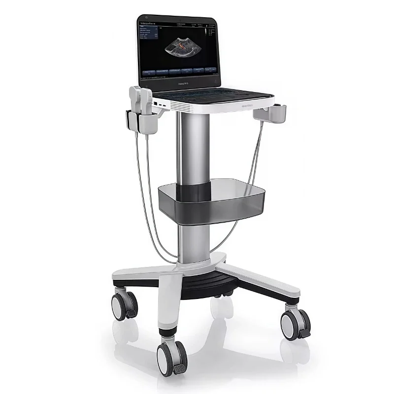 Medical Ultrasound Cart Rolling Wheels Hospital Tool Floor Standing Aluminium Trolley Carrito Auxiliar Organizador Furniture