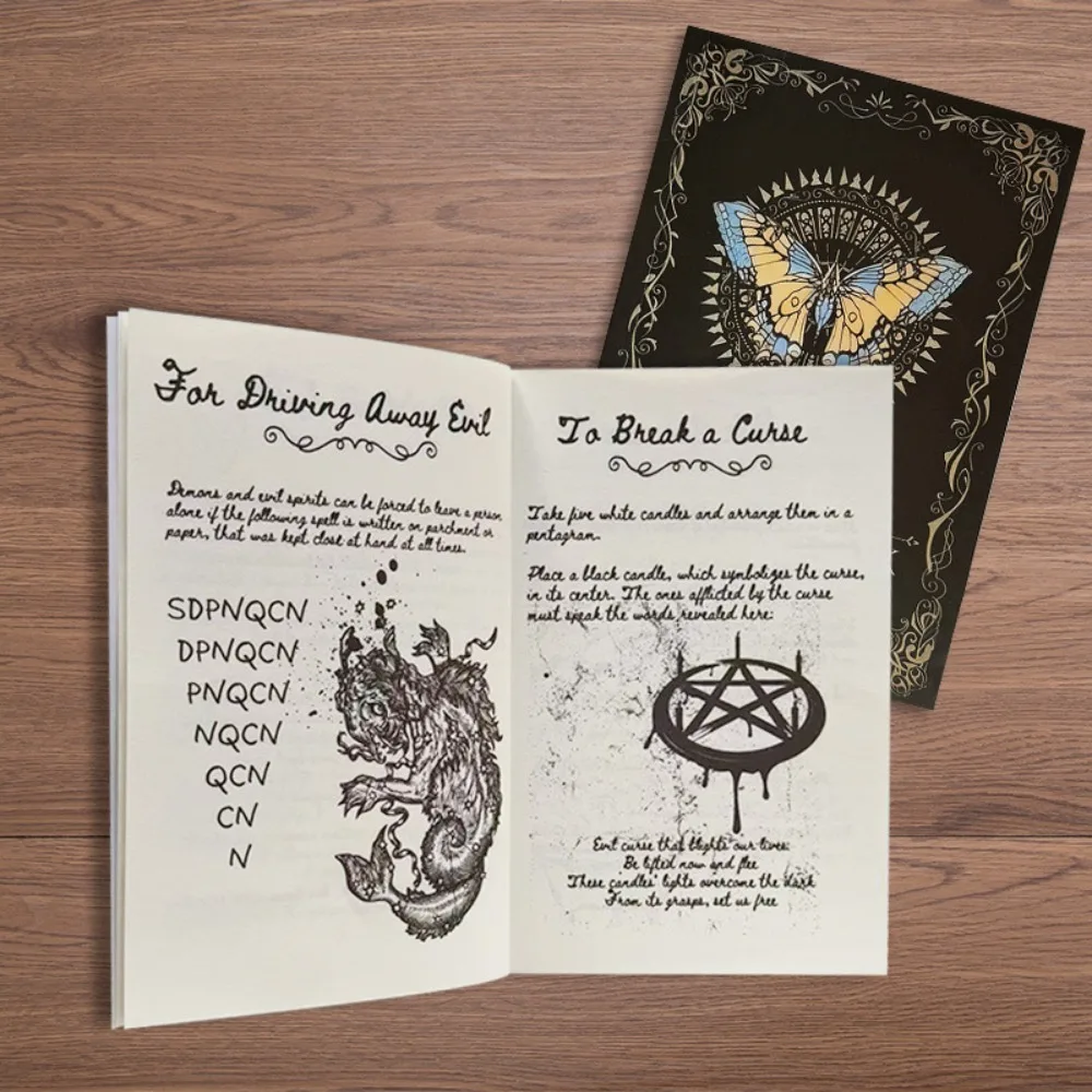 OLD WITCH SPELLS BOOK Libro de hechizos de velja bruja