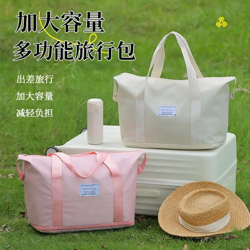 

Fashionable women's carry on luggage bag waterproof crossbody bag large capacity multi-functional handbag shoulder bag