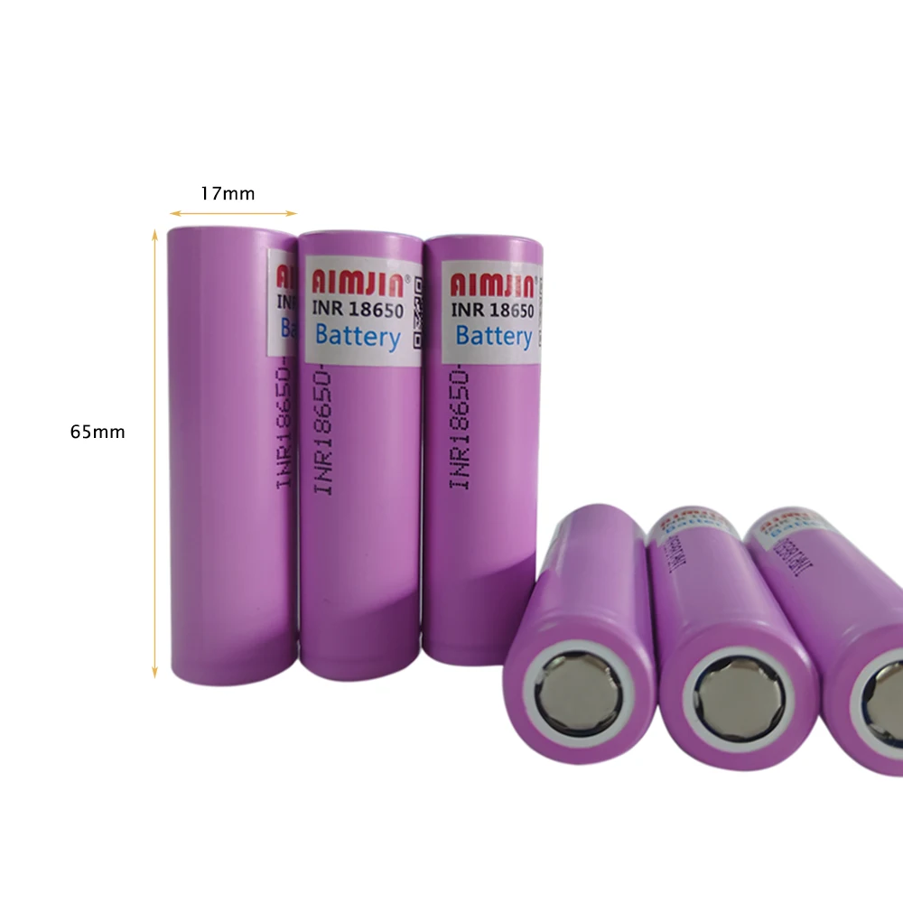 3.7V 3500mah 18650 Battery For Samsung 35E INR 18650 20A Lithium Lon Battery Replacement External Battery+Charger