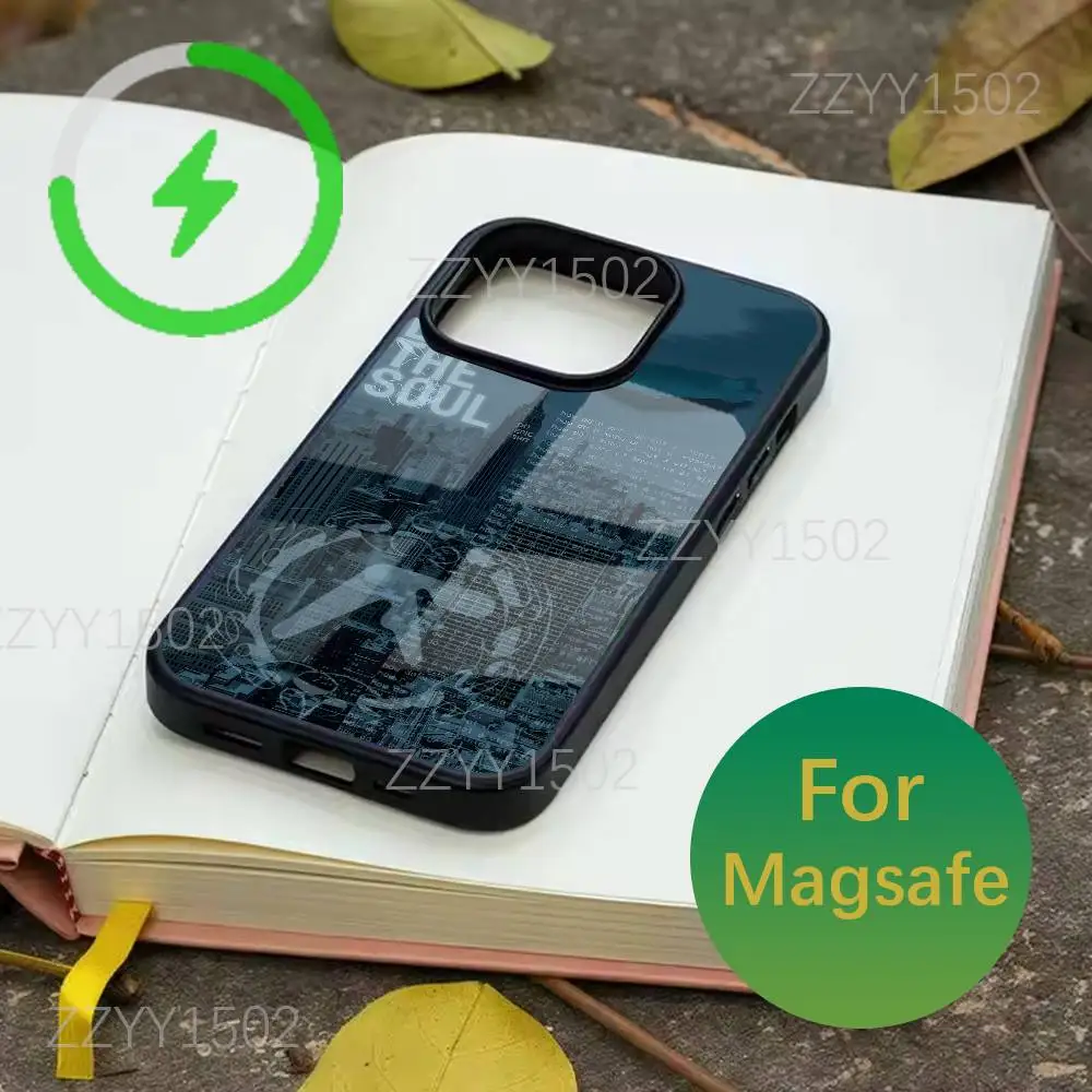 حافظة هاتف Aphex T-Twin IDM Acid Techno لهاتف iPhone 17,16,15,14,13,12,11,Pro,Max,Plus,Mini,SE4,E Magsafe شحن لاسلكي