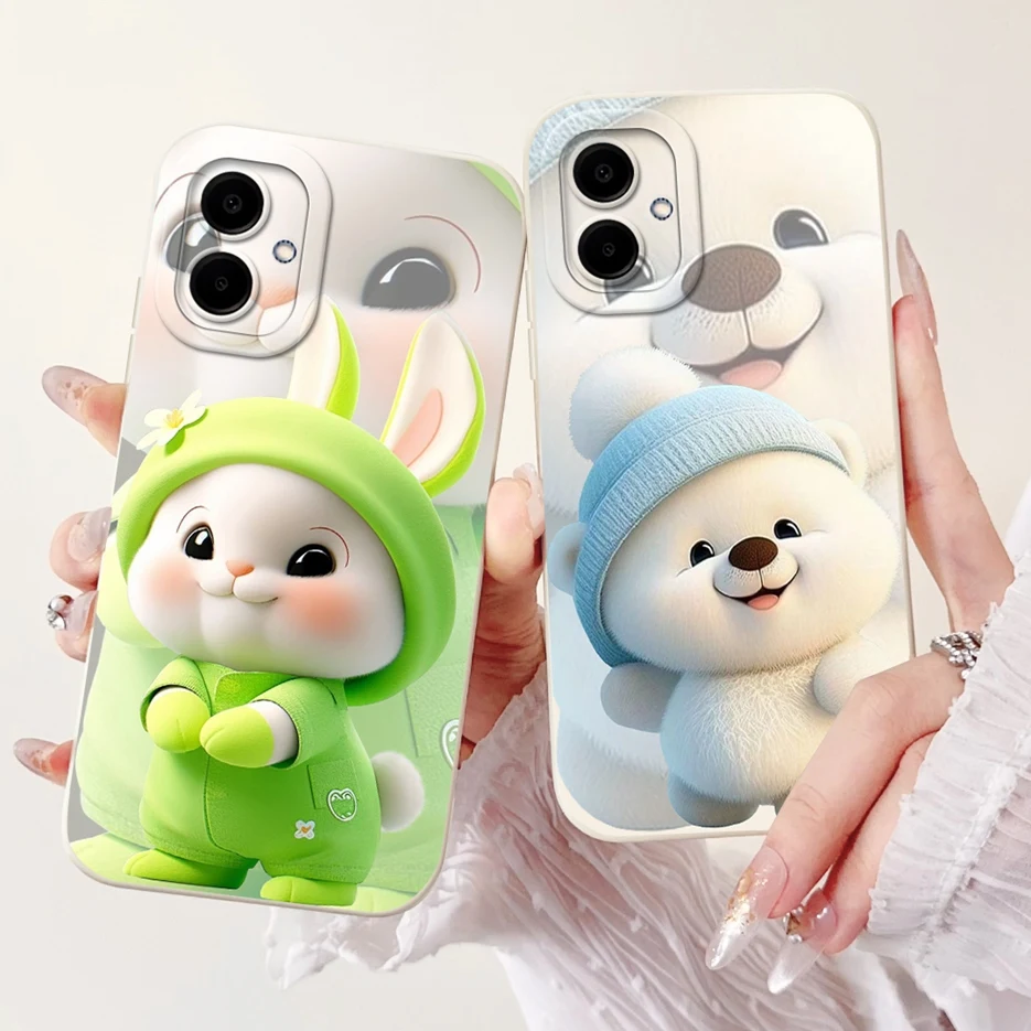 For Samsung Galaxy A06 Case SM-A065F Cute Fashion Cartoon Cover 6.7'' Soft Silicone Phone Case For Samsung A06 A 06 Fundas Coque