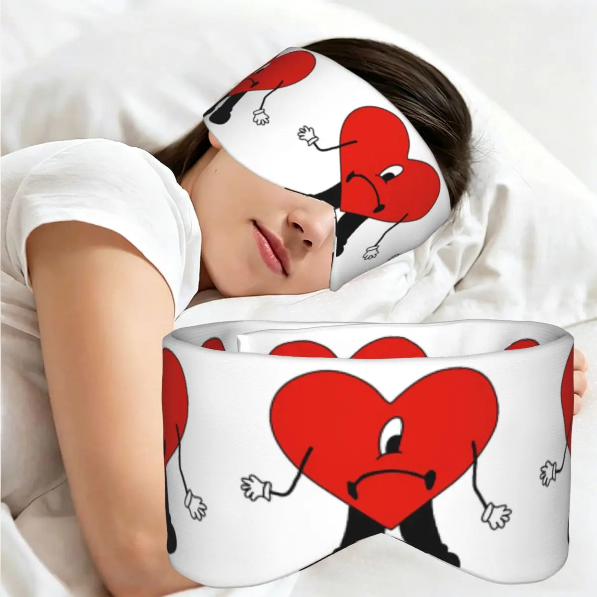 Un Verano Sin Ti Bad Bunny sleep mask Light Blocking Portable Eye Cover for Girls Boys Office Nap Party Gift Eyeshade eyepatch