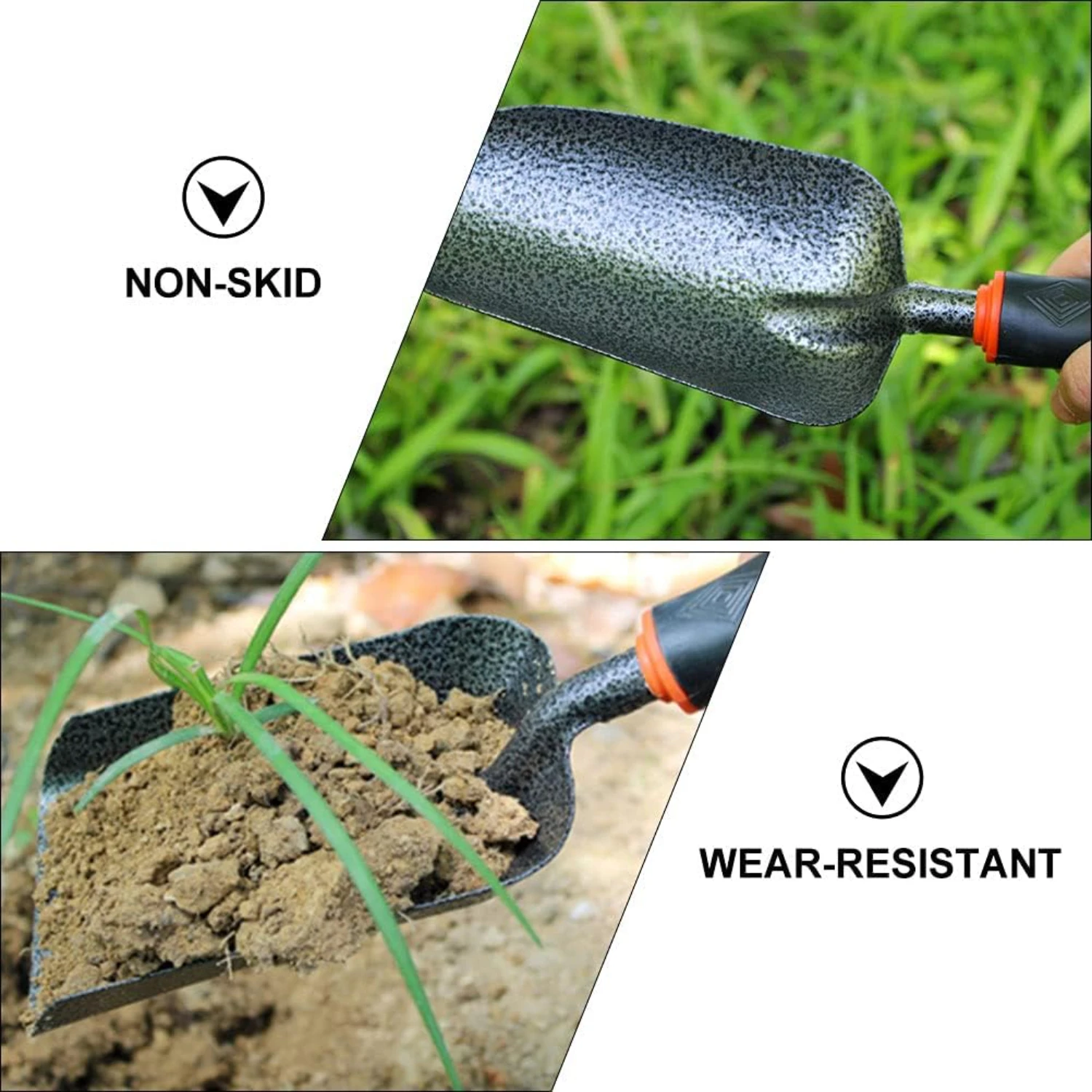 

Efficient Multifunctional Small Gardening Hand Tools Iron Metal Spatula and Trowel Set - Versatile 2pcs Set for Planting Vegeta