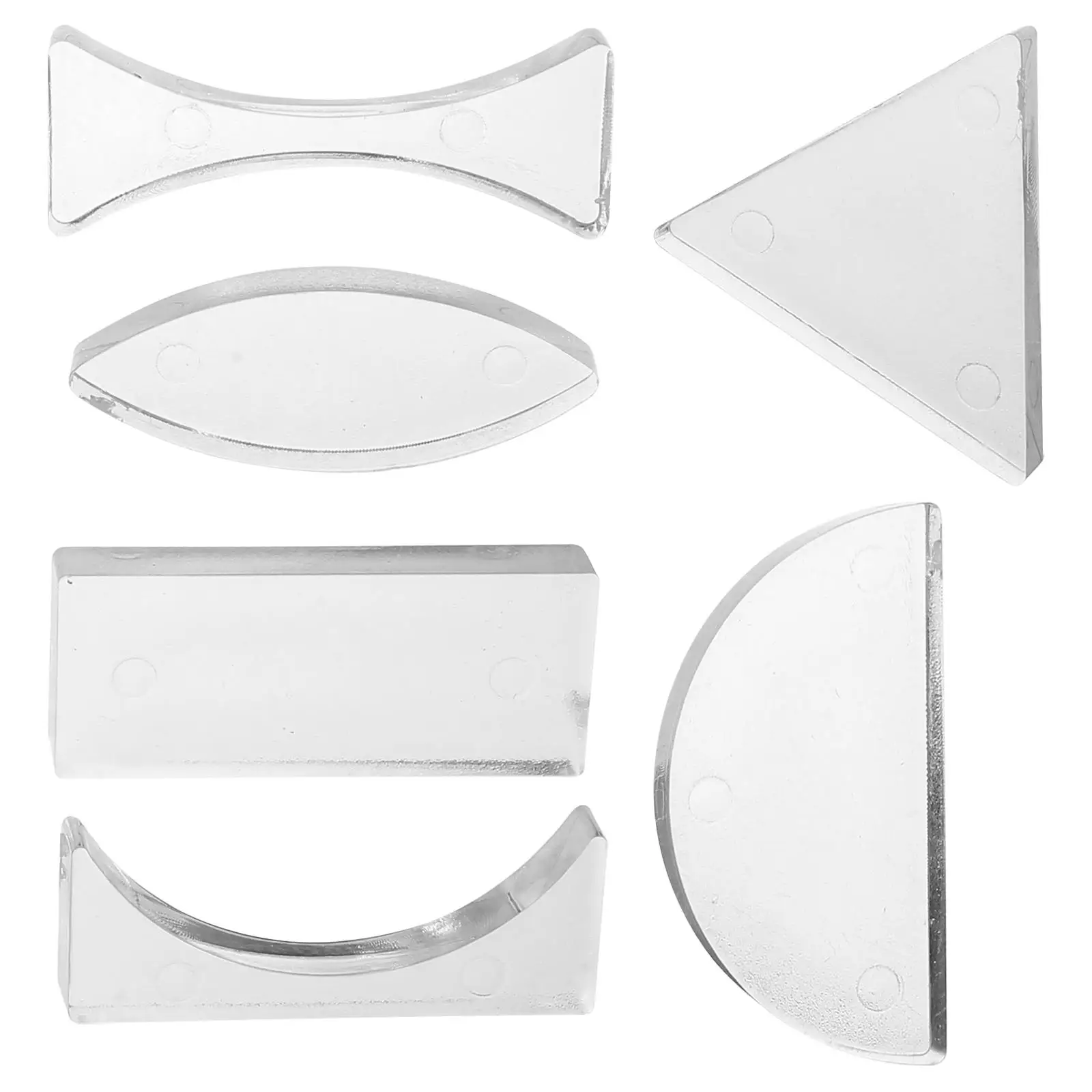 

6 Pcs Optical Lenses Acrylic Convex Concave Physics Teaching Instruments Experimental Tools Laboratory Equipment