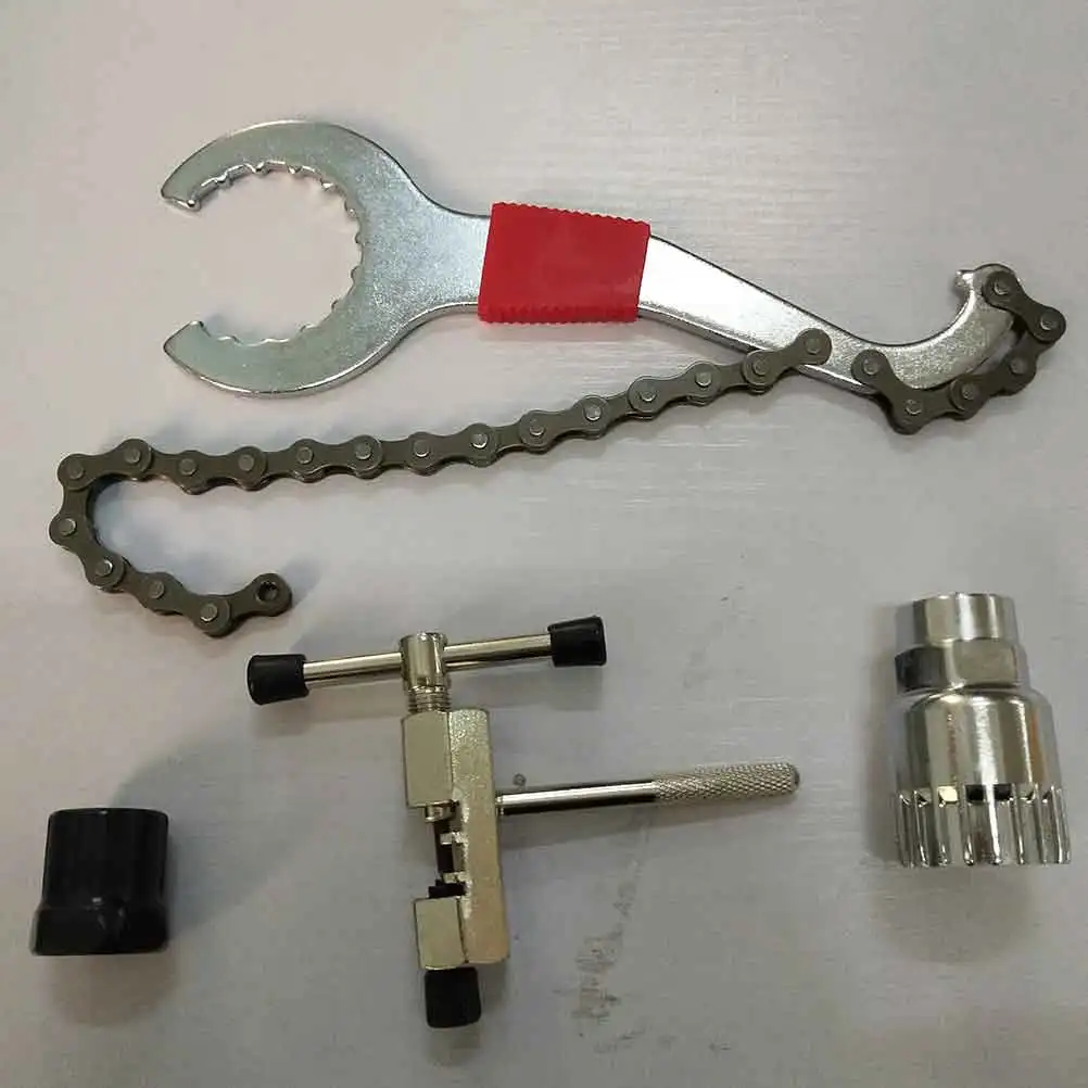

1 Set Bike Chain Repair Kit Mountain Road Folding Bikes Portable Chain Cutter Maintenance Tool Travel Repair Gear Outdoor Fixing