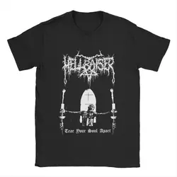 Hellraiser Pinhead Horror T-Shirts Men Black Metal Movie Scary Film Vintage Cotton Tees Round Collar Short Sleeve T Shirts New