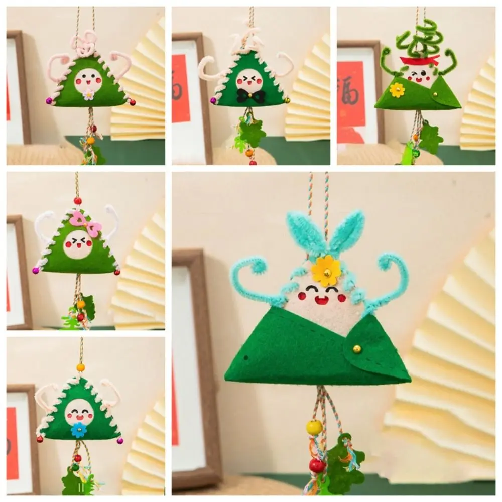 

Felt Dragon Boat Festival Bag Handmade Chinese Style Chinese Style DIY Toy Decorative Crafts Lucky Bag Hanfu Props