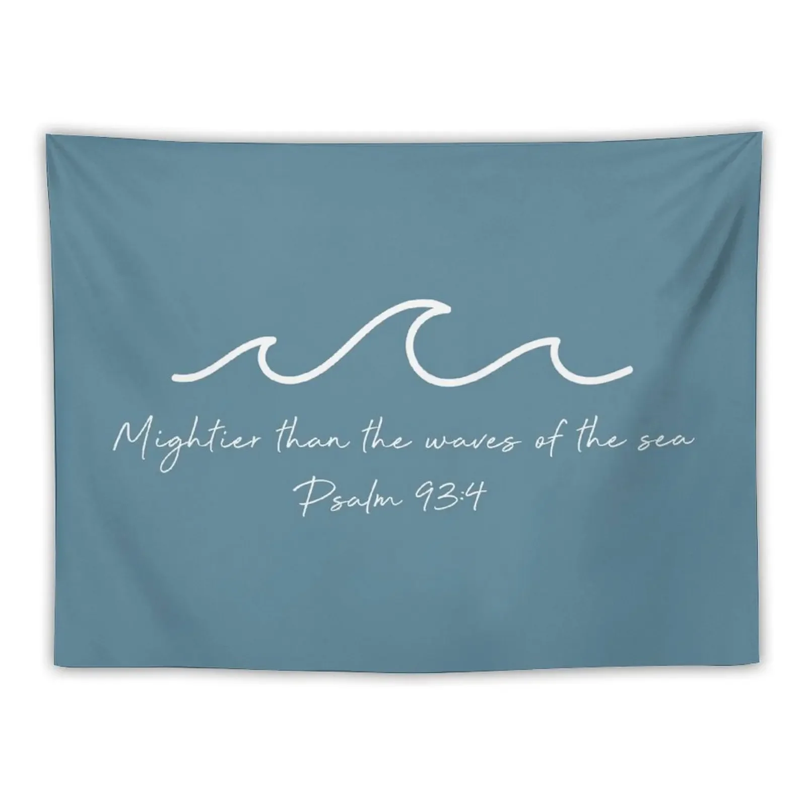 

Psalm 93:4 in white Tapestry Aesthetic Room Decoration Carpet On The Wall Home Supplies Home Decorators Tapestry